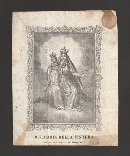 Madonna della cintura - "madonna,
