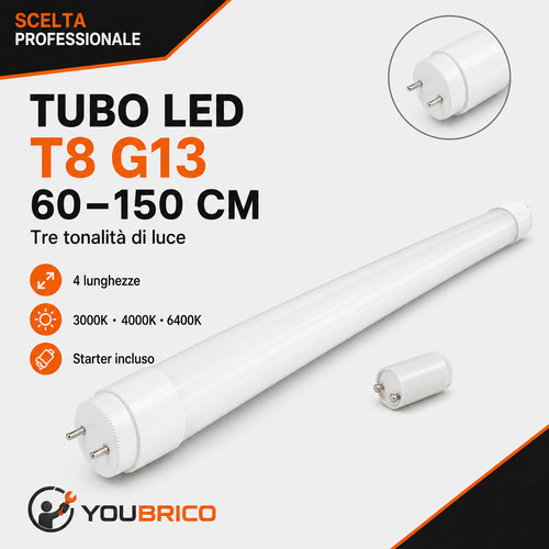 Tubo neon led g13 - g13, 90