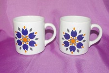 COPPIA TAZZE COLAZIONE CUCINA THE PORCELLANA BAREUTHER WALDSASSEN BAVARIA