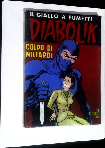 Diabolik ristampa costola - diabolik,