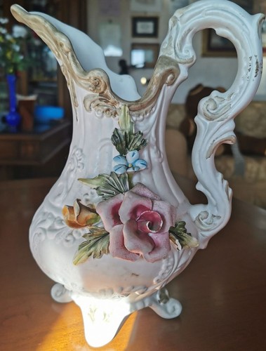 Vaso brocca capodimonte - brocca,