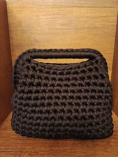 Borse da donna lavorate a uncinetto. In fettuccia. Fatta a mano. Borsa donna.