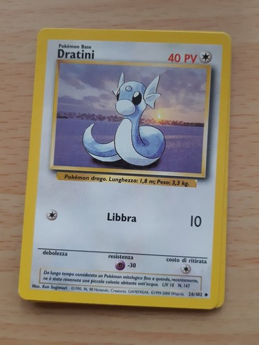 Dratini carta pokémon - pokémon,