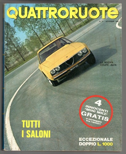 Quattroruote 1969 - quattroruote, n.11