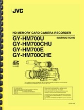 Videocamera JVC GY-HM700 MANUALE ISTRUZIONI PROPRIETARIO
