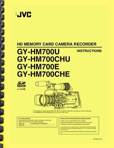 Videocamera jvc hm700 - jvc, gy-hm700