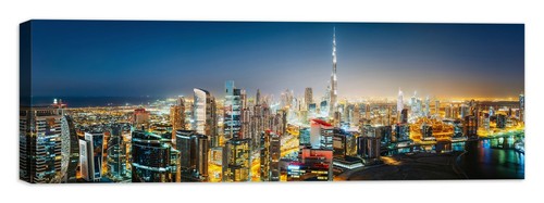 Panorama dubai quadro stampa - panorama,