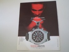 advertising Pubblicità 2006 OROLOGIO ROSSO AMANTE CRONOROSSO