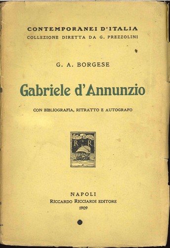 Gabriele annunzio con - gabriele, d'annunzio.