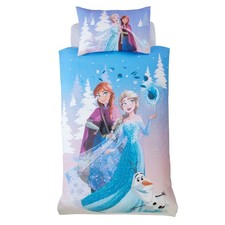 Set lenzuola singolo reversibile Disney Frozen magico