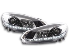 Coppia di Luci Fari fanali angel eyes a LED Golf 6 1K 08- 
