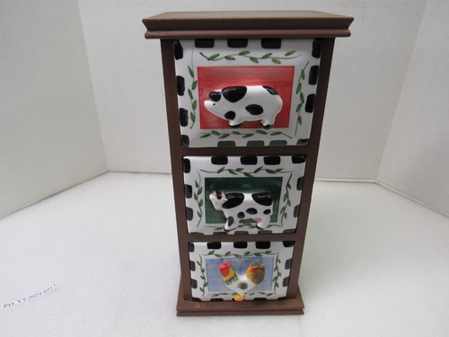 Cassettiera organizer ceramica - cassettiera,