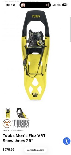 Ciaspole tubbs flex - vrt, 29"