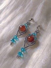 Orecchini Eleganti Pietre Dure