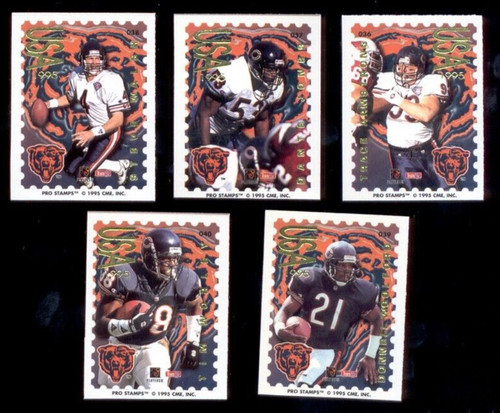 Set adesivi chicago bears - set,
