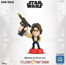 HAN SOLO - STAR WARS - EUROSPIN FLASH HEROES - 3D CON LUCE - NUOVO BUSTA ORIGIN.