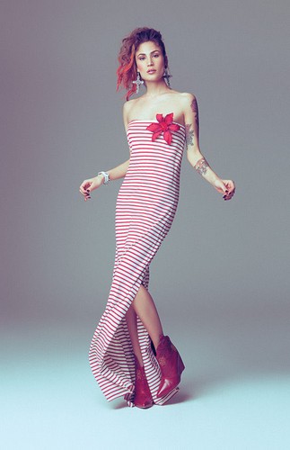 Denny rose abito - rose, vestito