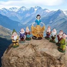 Biancaneve nani gnomi statue - biancaneve,
