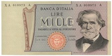1000 LIRE GIUSEPPE VERDI II