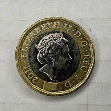 One Pound Coin Elizabeth II