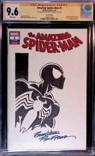 AMAZING SPIDER-MAN #1 CGC SS 9.6 SCHIZZO ARTISTICO ORIGINALE DI RON FRENZ ERRORE SULL'ETICHETTA