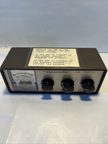 Radio epoca shack tester - radio,