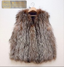 Gilet in pelliccia di volpe