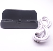 Nintendo Wii U Gamepad Stand Caricabatteria OEM Dock di Ricarica + Cavo di Ricarica USB Set