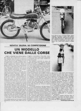 advertising Pubblicità  MOTO PIAGGIO GILERA 50  COMPETIZIONE '73-  ENDURO EPOCA
