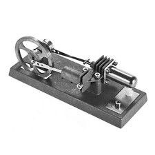 Hot Air Stirling  Electric Generator Motor Physics  DIY Q9A1