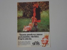 advertising Pubblicità 1976 BAMBOLA TATAMIA EFFE FRANCA