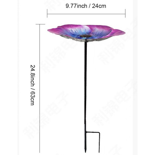 Metal floral bee - metal, feeder