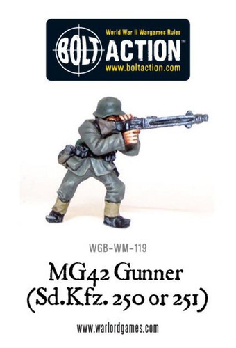 Bolt action mg42 gunner - action,