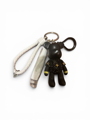 Portachiavi orso stella strass - portachiavi,