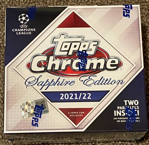 Topps chrome sapphire - sapphire, edition