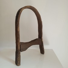 Antico Collare In Legno Per Capre Ovini