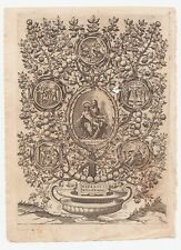 stampa antica rosario pietà