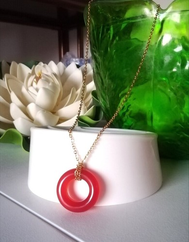 Collana corniola naturale - corniola,
