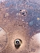 Rare Genuine Titus Geneve Landeron 51 chronograph Watch Movement 