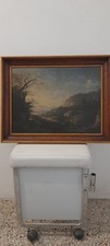 Dipinto Antico  Paesaggio  Con