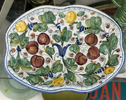 Piatto vintage ceramiche - piatto,