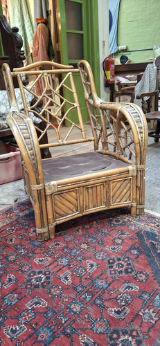Sedia vintage bambù - sedia, in