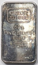 Silver Art Bar ASW 50g Proof