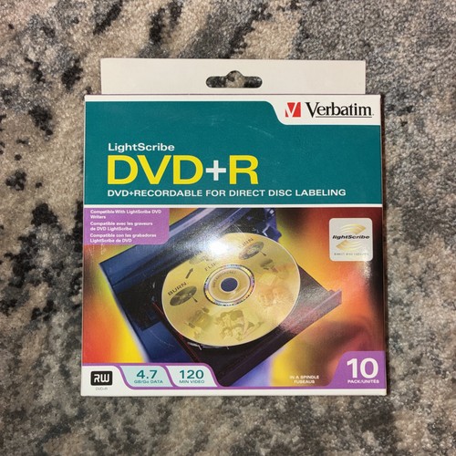 Verbatim lightscribe dvd - lightscribe, dvd+r