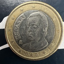 Moneta 1 euro Spagna 2007 2008