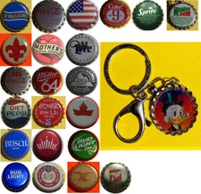 Portachiavi Paperino Coca Cola Sprite Pepsi Bud Mountain Dew Bud & more tappo birra soda
