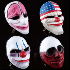 Maschera giorno di paga rapina Joker catene lupo Hotxon Dallas Halloween cosplay costume oggetto di scena