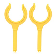 2x Blocco Remi Barca Supporto Canna da Pesca Staffa Gommone Marino Accessorio GF