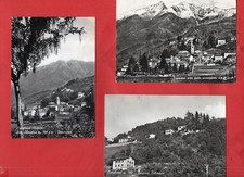 CUTIGLIANO ABETONE- LOTTO DI 5 CARTOLINE D'EPOCA BN VIAGGIATE- PISTOIA-Vedi foto