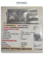 Lotto 10 diamanti CVD